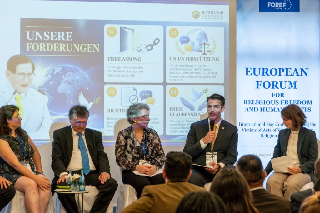 Verfolgte fordern Gehör beim Europäischen Forum für Religionsfreiheit und Menschenrechte